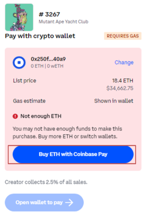 Coinbase MAYC Crypto