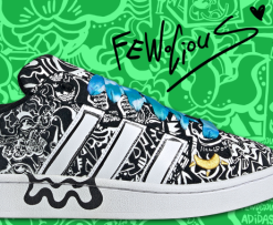 FEWOCiOUS Unlocks the Sole of NFT Art with Adidas Sneakers