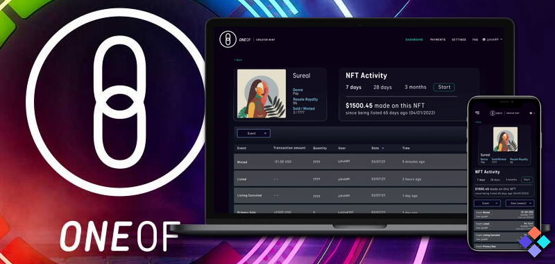 OneOf Debuts Royalty-Friendly Creator Mint Tool